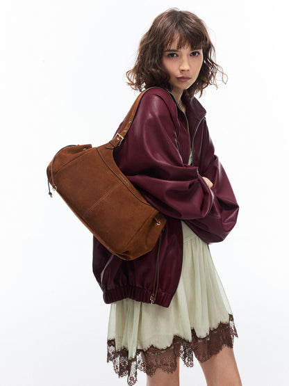 CHARLES & KEITH Latest / Lillith Drawstring Tote Bag - Pecan Brown