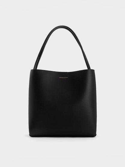 CHARLES & KEITH Smart Buy / Leia Tote Bag - Black