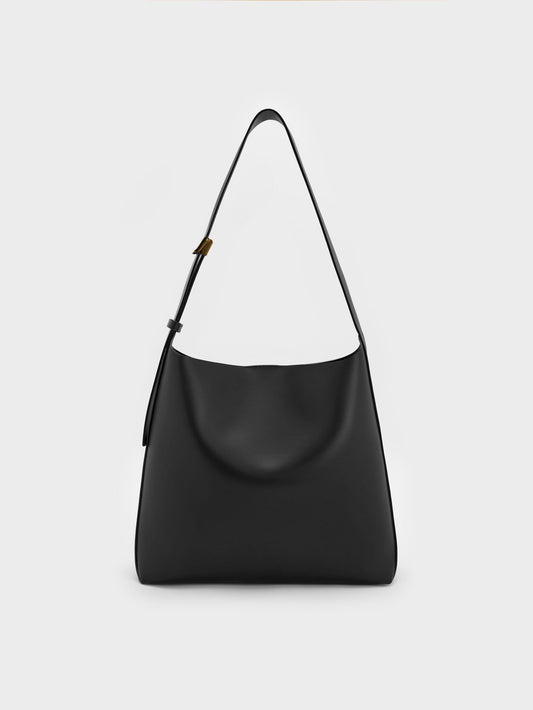 CHARLES & KEITH Latest / Edna Tote Bag - Black