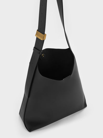 CHARLES & KEITH Latest / Edna Tote Bag - Black