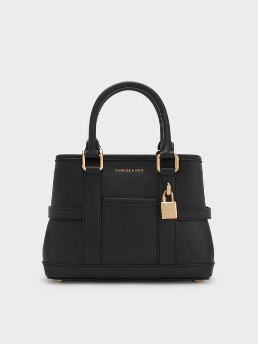 CHARLES & KEITH Deals / Mini Scottie Tote Bag - Black