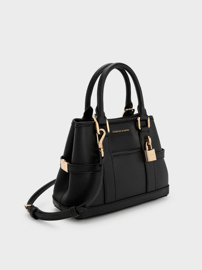 CHARLES & KEITH Deals / Mini Scottie Tote Bag - Black