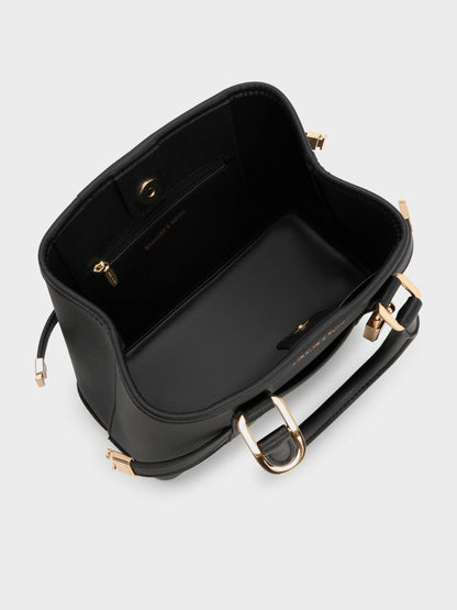CHARLES & KEITH Deals / Mini Scottie Tote Bag - Black