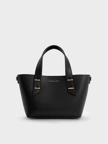 CHARLES & KEITH Recommended / Mini Shania Tote Bag - Black