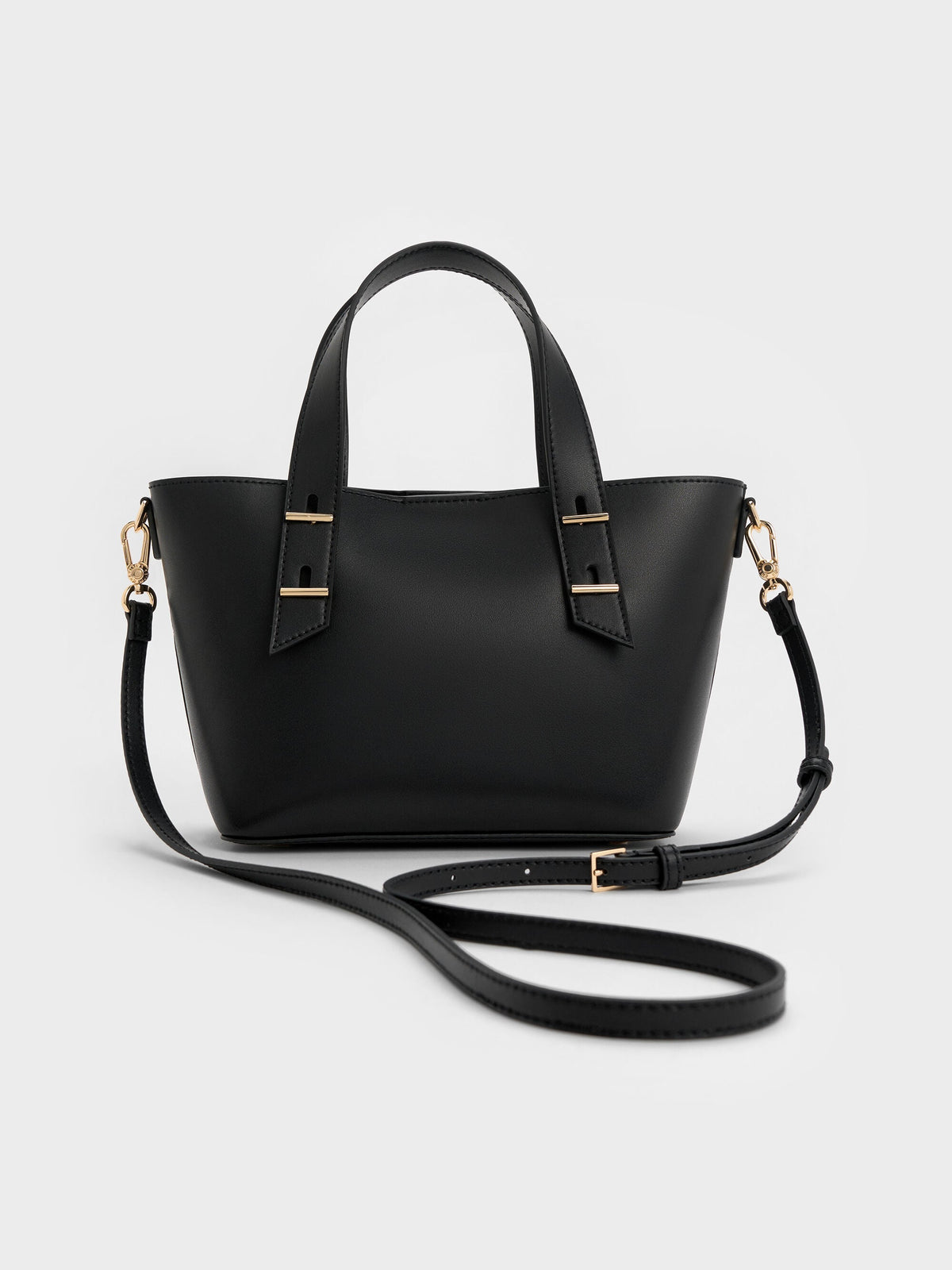 CHARLES & KEITH Recommended / Mini Shania Tote Bag - Black
