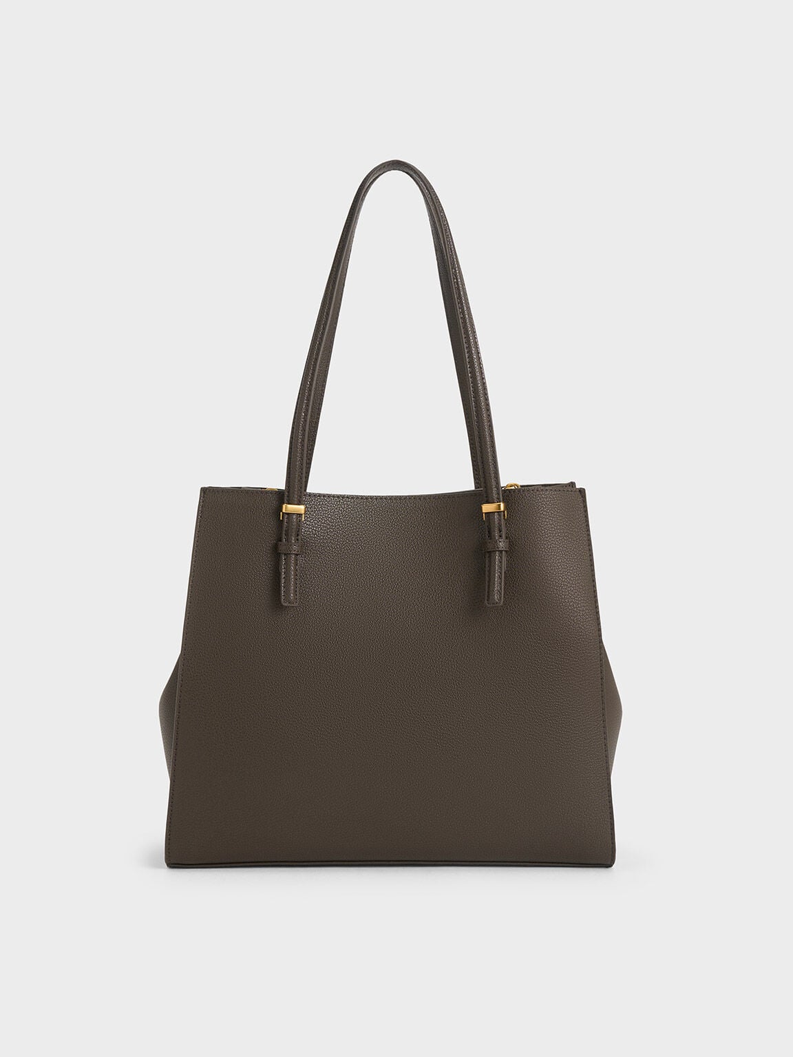 CHARLES & KEITH Deals / Sansa Tote Bag - Dark Moss