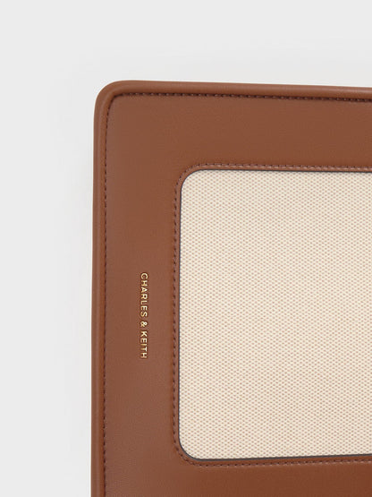 CHARLES & KEITH Trending / Mini Daylla Canvas Tote Bag - Tan