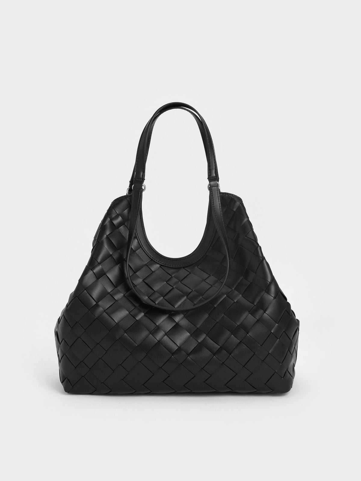 CHARLES & KEITH Special Offer / Ivette Woven Tote Bag - Noir