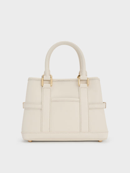 CHARLES & KEITH Everyday / Mini Scottie Tote Bag - Cream