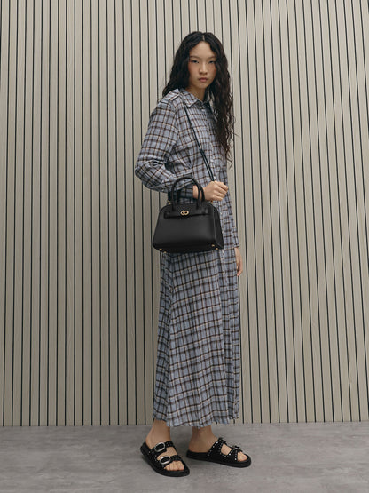 CHARLES & KEITH Value / Aubrielle Belted Tote Bag - Black