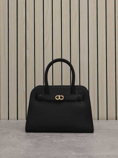 CHARLES & KEITH Value / Aubrielle Belted Tote Bag - Black