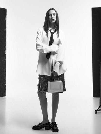 CHARLES & KEITH Hot Sale / Mini Daylla Tote Bag - Cream