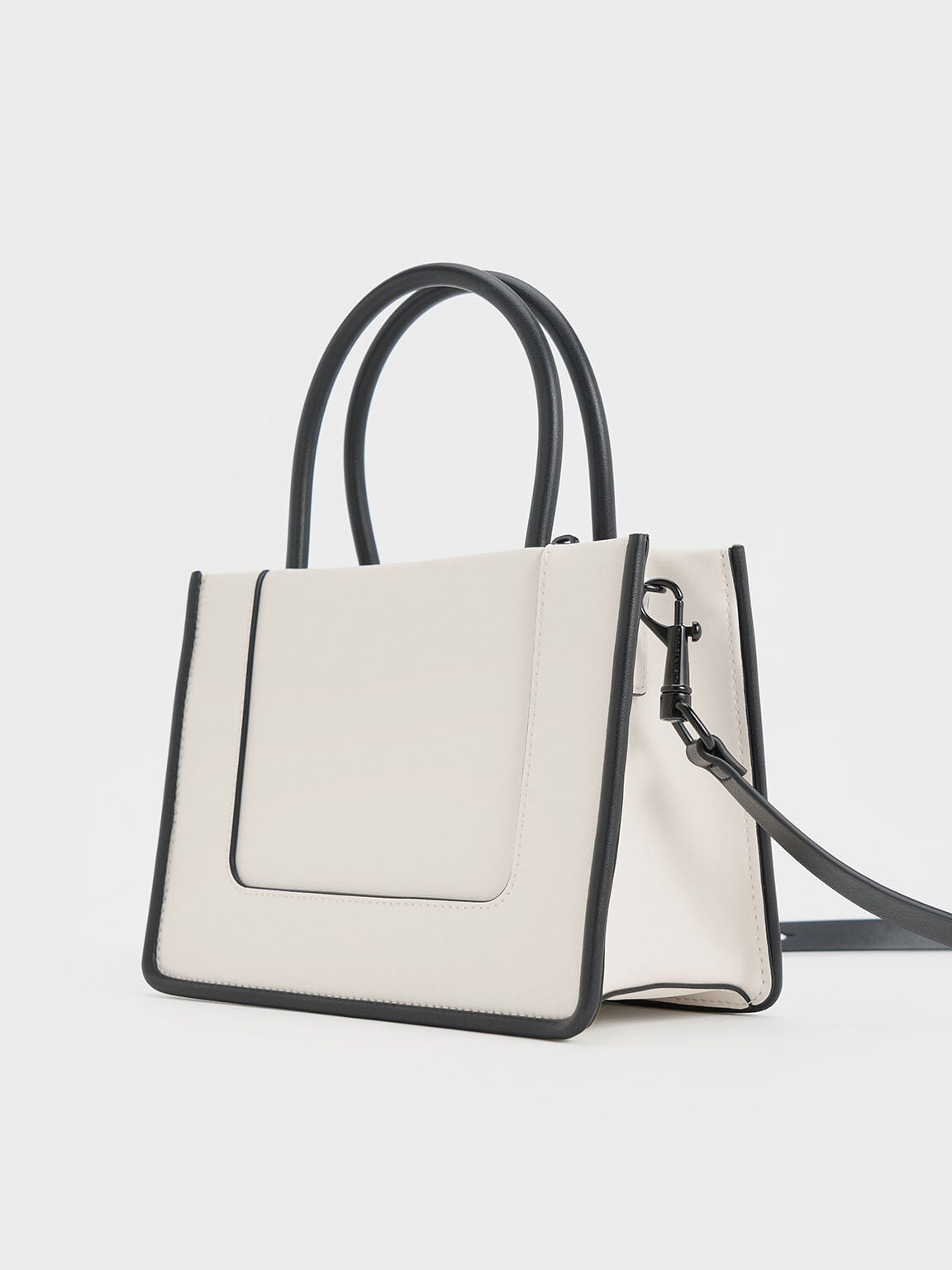 CHARLES & KEITH Hot Sale / Mini Daylla Tote Bag - Cream
