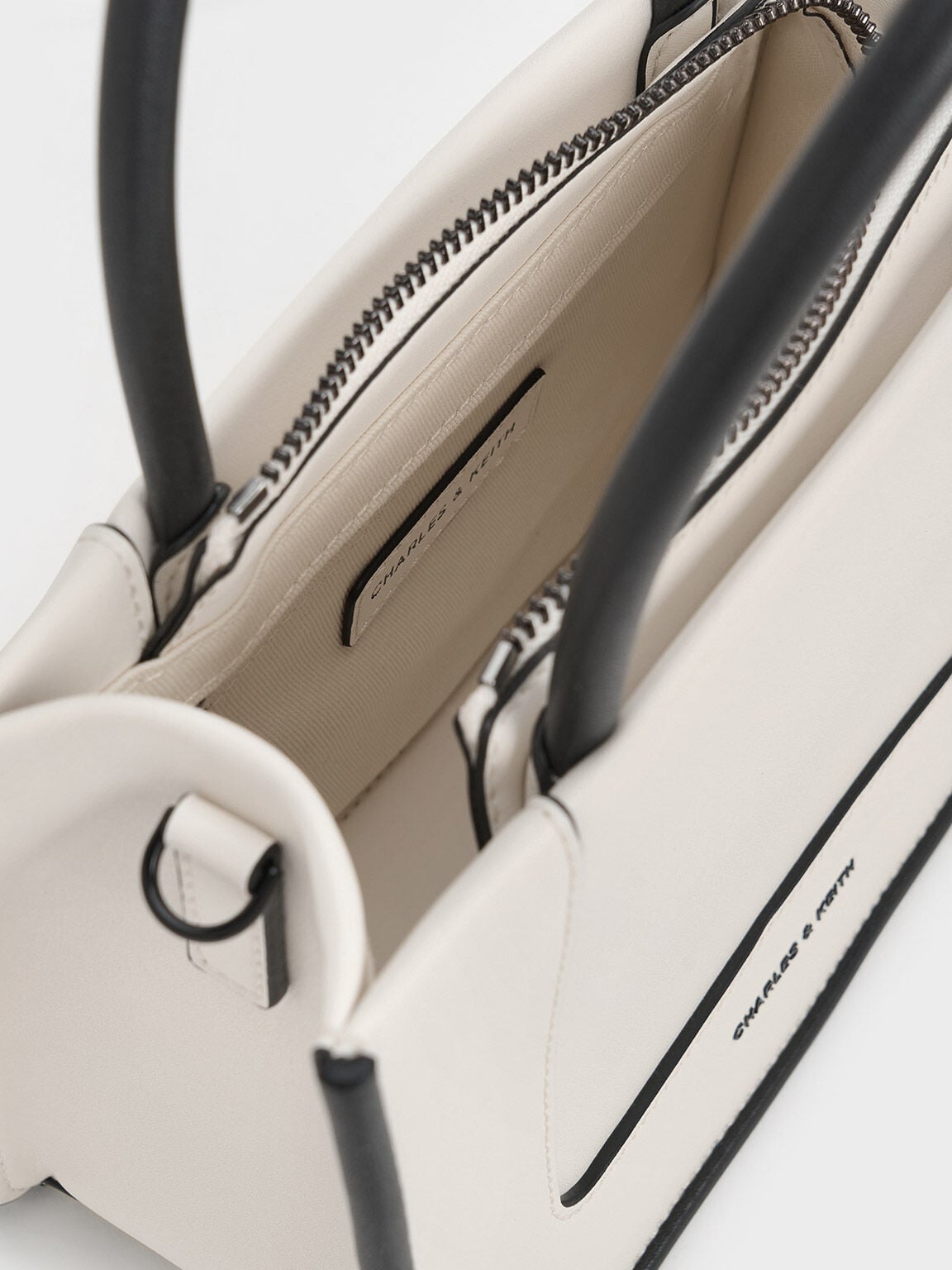 CHARLES & KEITH Hot Sale / Mini Daylla Tote Bag - Cream