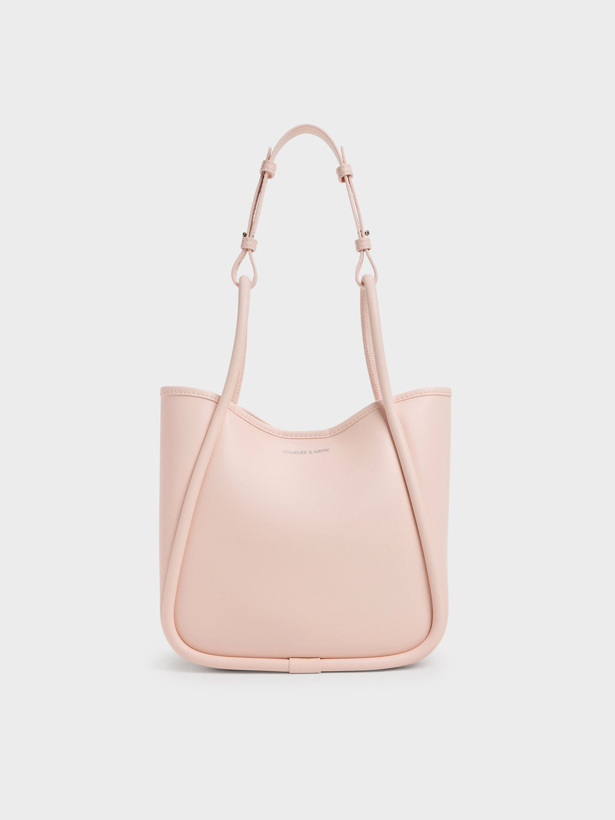 CHARLES & KEITH New / Mini Lyla Tubular Tote Bag - Soft Pink