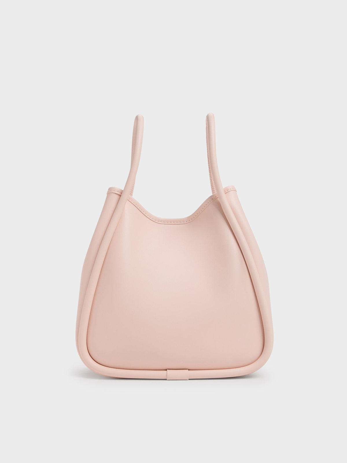 CHARLES & KEITH New / Mini Lyla Tubular Tote Bag - Soft Pink