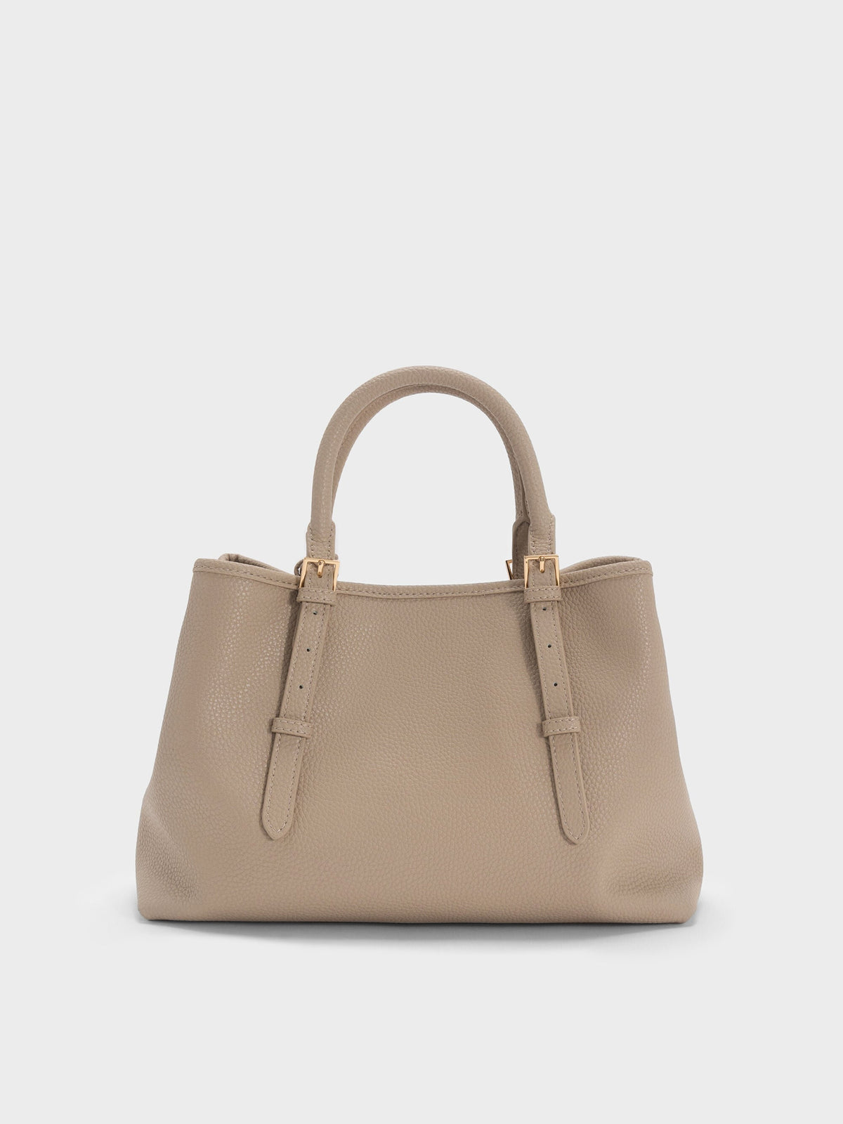 CHARLES & KEITH Special Offer / Baral Bead-Charm Tote Bag - Taupe