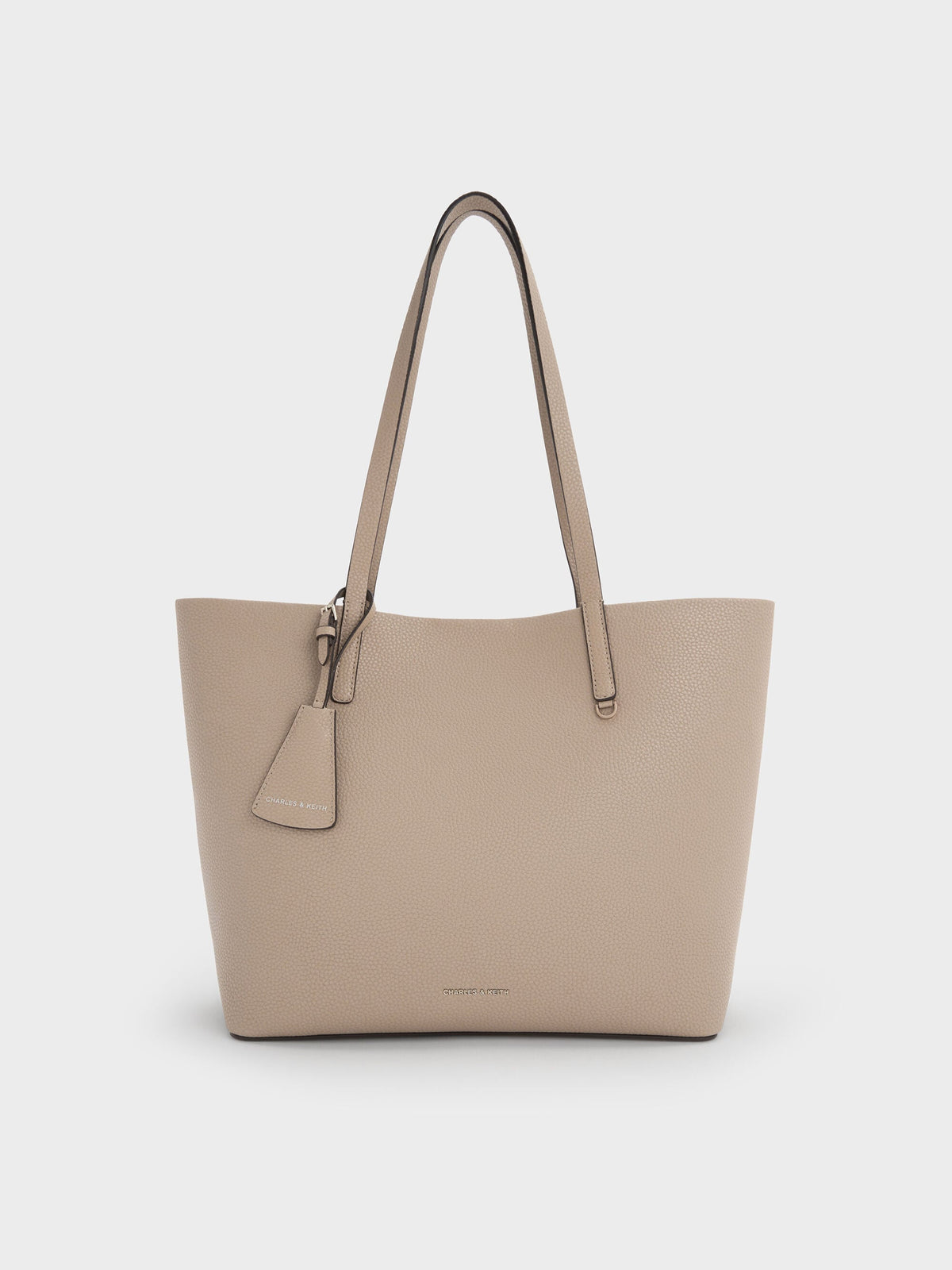 CHARLES & KEITH Trusted / Beryl Tote Bag - Taupe