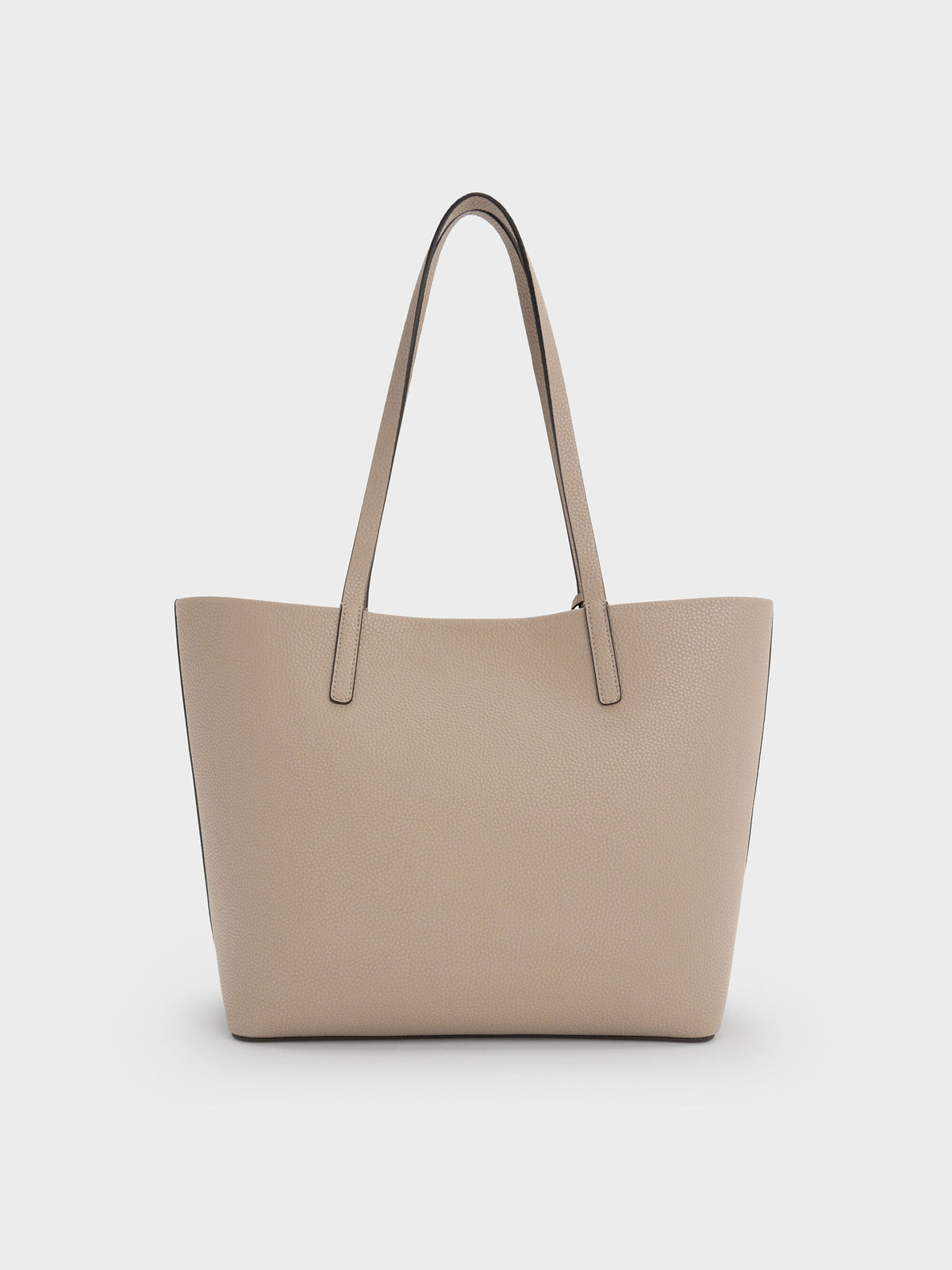 CHARLES & KEITH Trusted / Beryl Tote Bag - Taupe