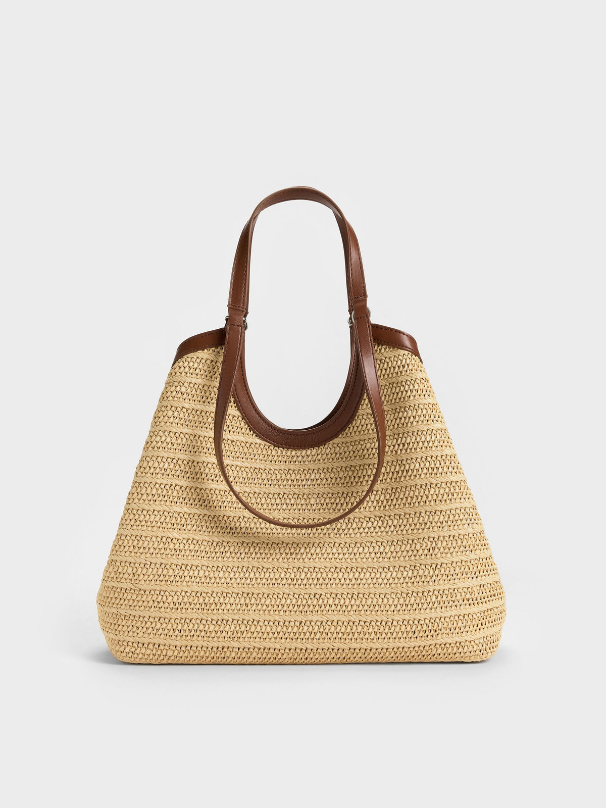 CHARLES & KEITH Popular / Ivette Raffia Woven Tote Bag - Multi