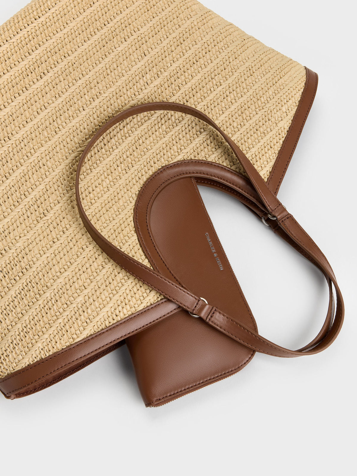 CHARLES & KEITH Popular / Ivette Raffia Woven Tote Bag - Multi