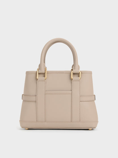 CHARLES & KEITH Deals / Mini Scottie Tote Bag - Taupe