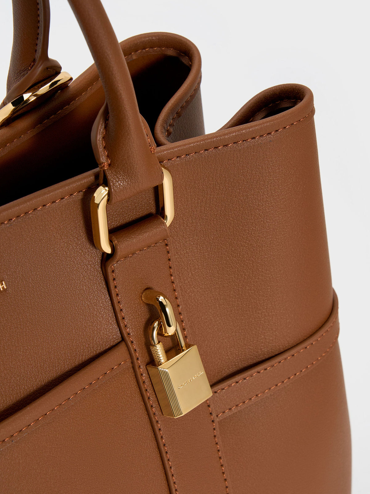 CHARLES & KEITH Best Price / Scottie Tote Bag - Chocolate