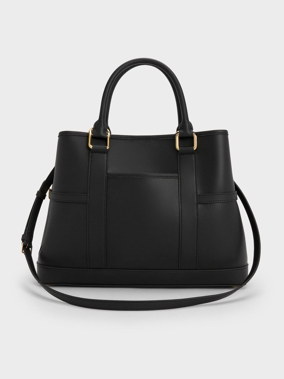 CHARLES & KEITH Trusted / Scottie Tote Bag - Black