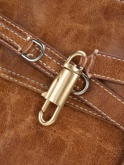 CHARLES & KEITH Recommended / Delfina Belted Tote Bag - Distressed Tan