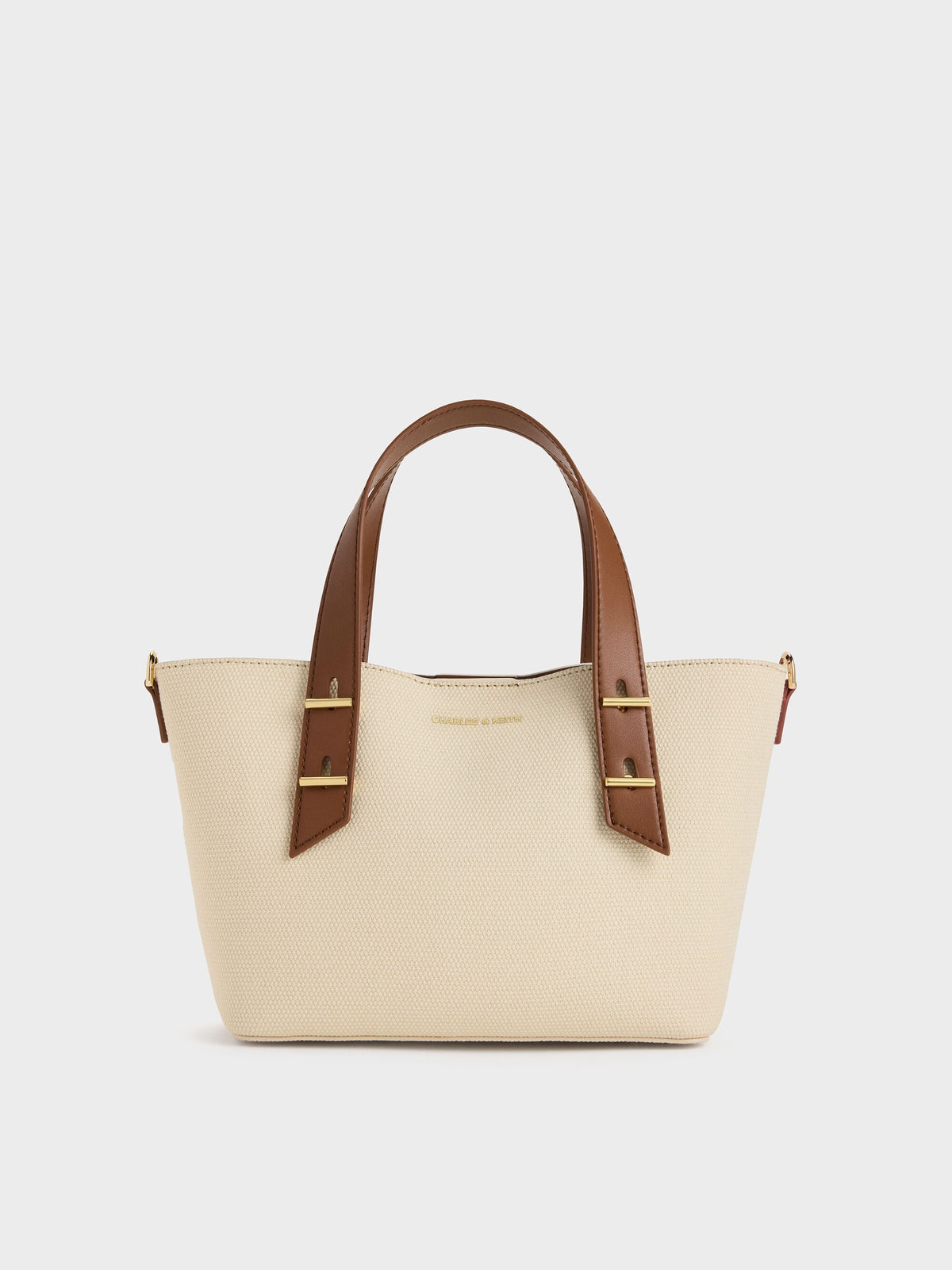 CHARLES & KEITH Premium / Mini Shania Canvas Tote Bag - Multi