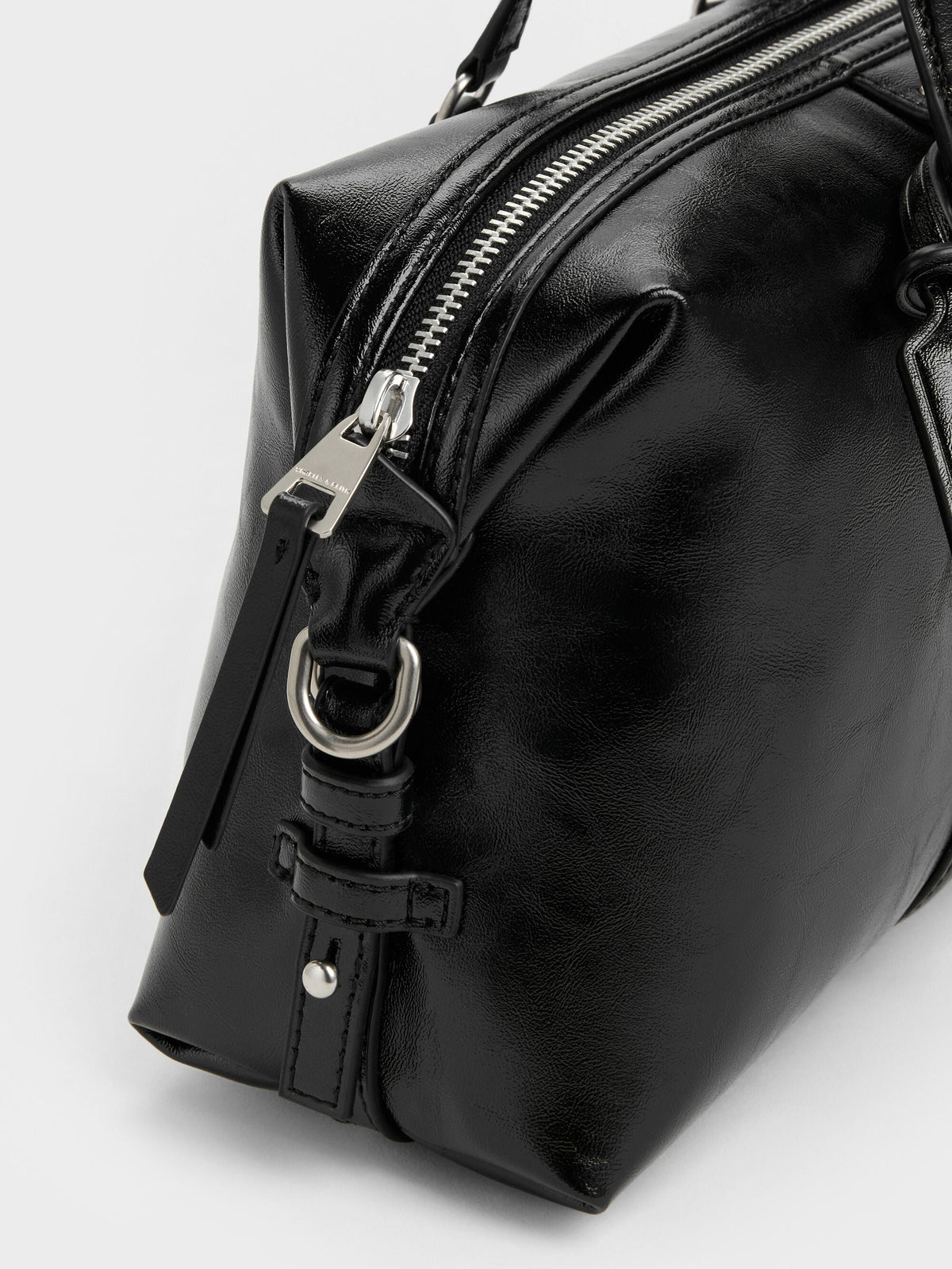 CHARLES & KEITH Latest / Fergie Bowling Bag - Noir