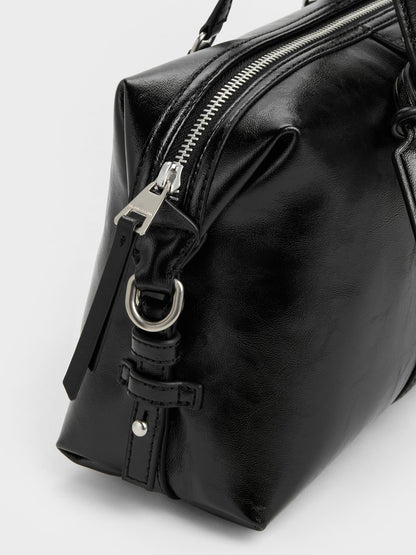 CHARLES & KEITH Latest / Fergie Bowling Bag - Noir