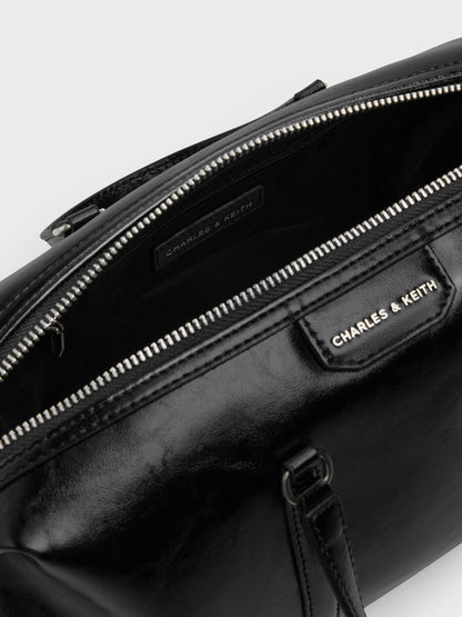 CHARLES & KEITH Latest / Fergie Bowling Bag - Noir