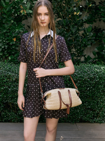 CHARLES & KEITH Great Value / Fergie Woven Bowling Bag - Multi
