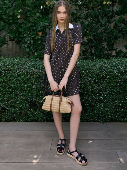 CHARLES & KEITH Great Value / Fergie Woven Bowling Bag - Multi