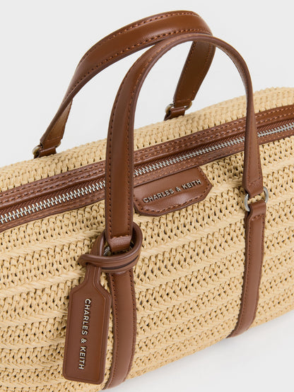 CHARLES & KEITH Great Value / Fergie Woven Bowling Bag - Multi
