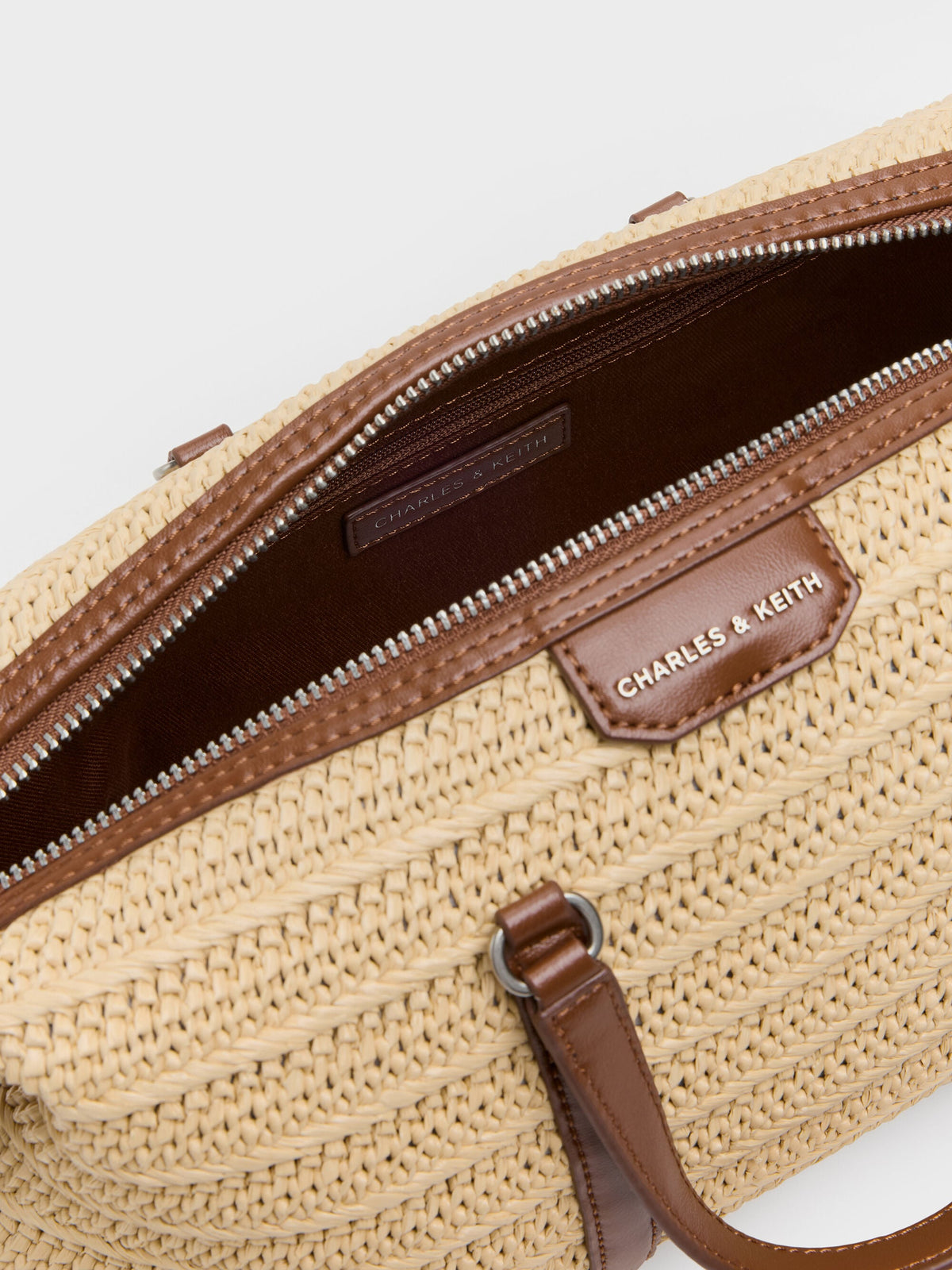 CHARLES & KEITH Great Value / Fergie Woven Bowling Bag - Multi