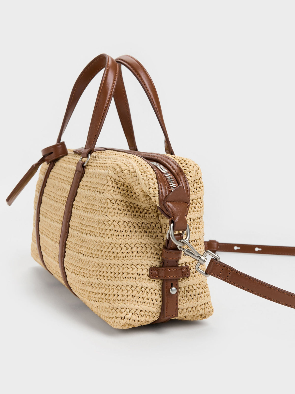 CHARLES & KEITH Great Value / Fergie Woven Bowling Bag - Multi