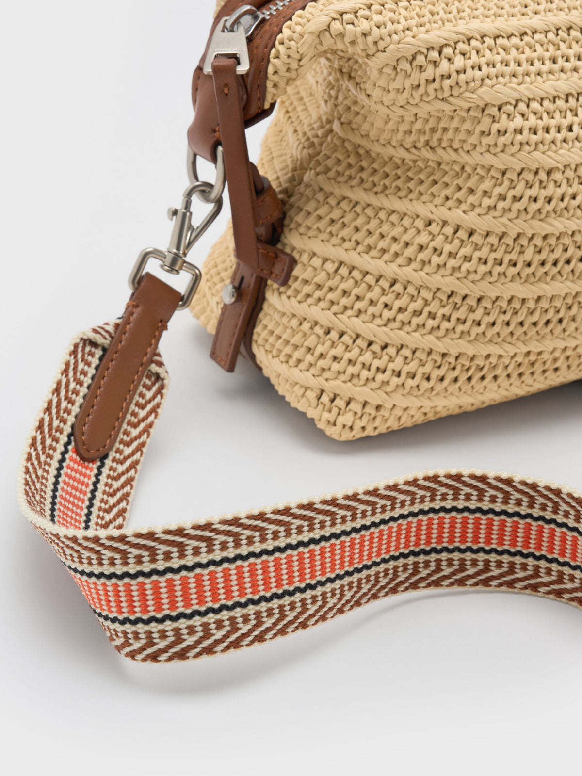 CHARLES & KEITH Great Value / Fergie Woven Bowling Bag - Multi