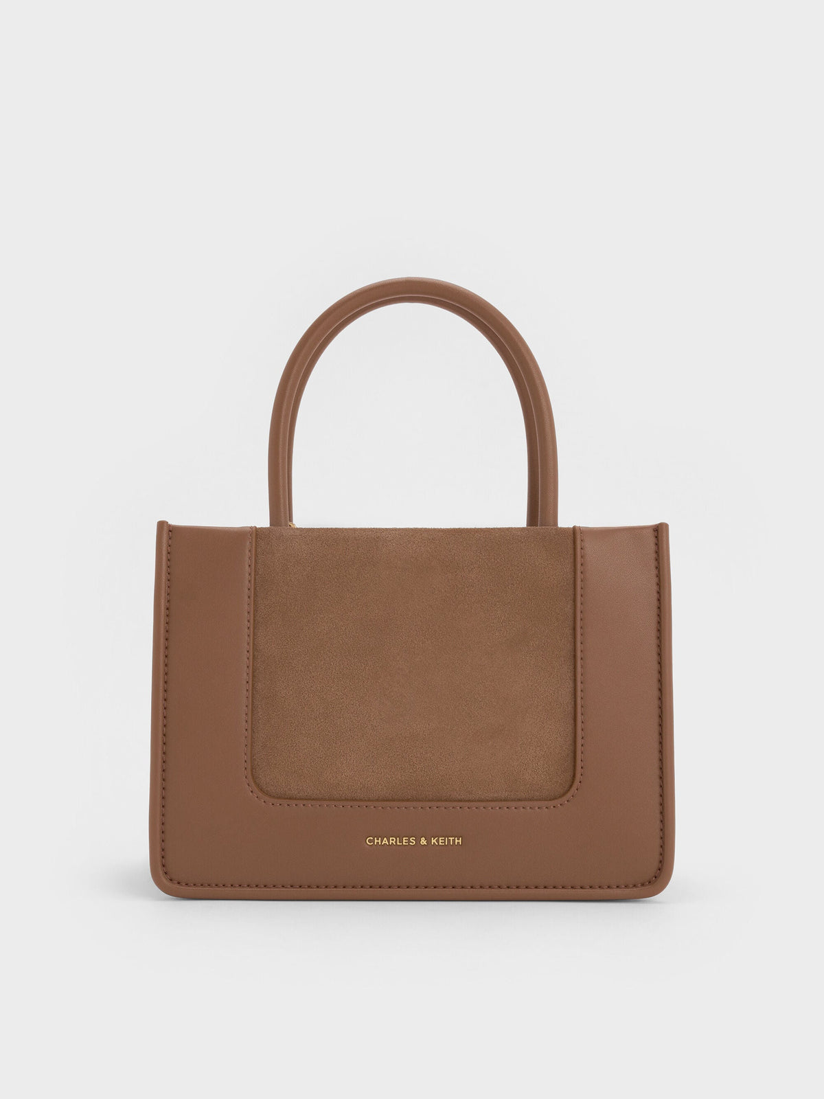 CHARLES & KEITH Sale / Mini Daylla Tote Bag - Mocha Brown