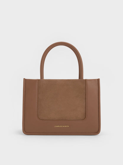 CHARLES & KEITH Sale / Mini Daylla Tote Bag - Mocha Brown