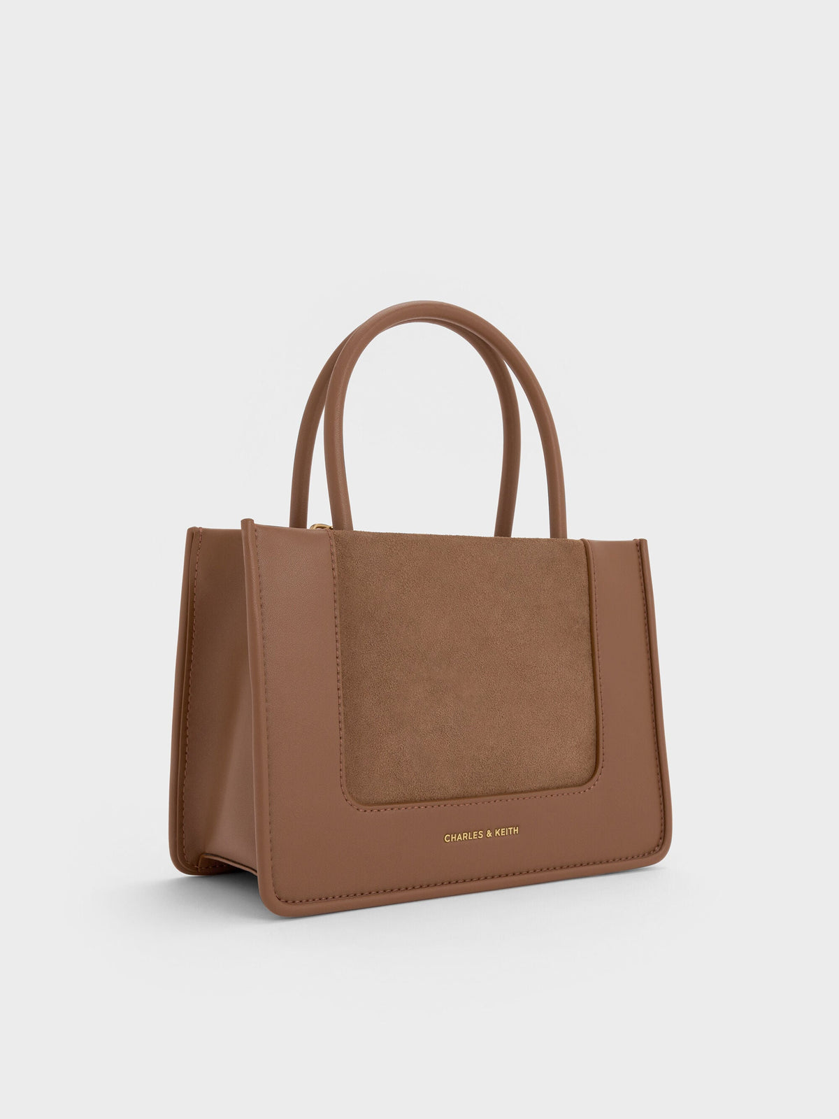 CHARLES & KEITH Sale / Mini Daylla Tote Bag - Mocha Brown