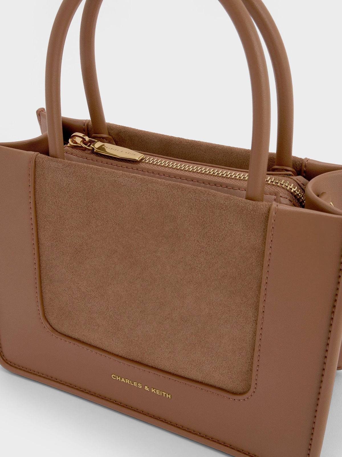 CHARLES & KEITH Sale / Mini Daylla Tote Bag - Mocha Brown
