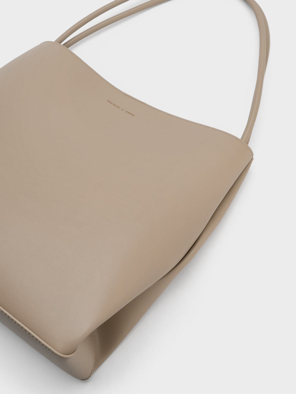 CHARLES & KEITH Top Pick / Leia Tote Bag - Taupe