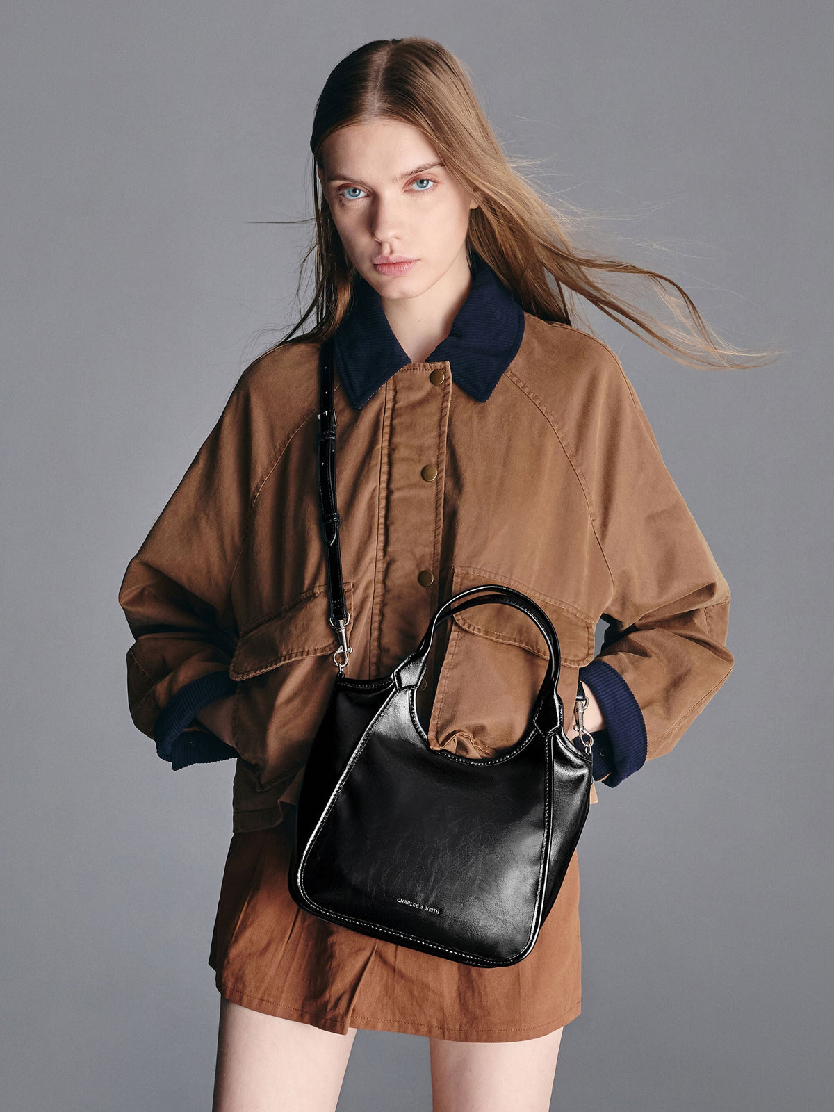 CHARLES & KEITH Quality / Mini Sianna Tote Bag - Noir