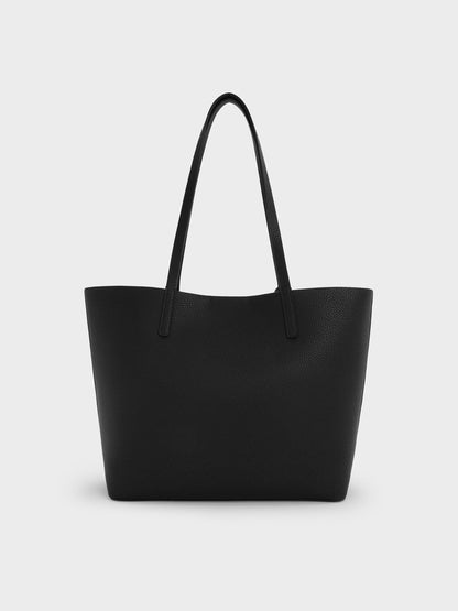 CHARLES & KEITH Great Value / Beryl Tote Bag - Noir
