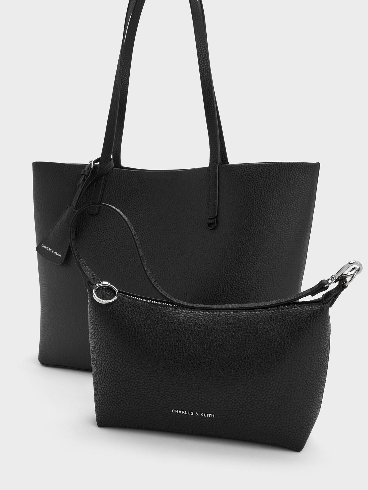 CHARLES & KEITH Great Value / Beryl Tote Bag - Noir