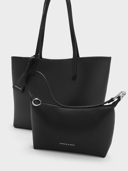 CHARLES & KEITH Great Value / Beryl Tote Bag - Noir