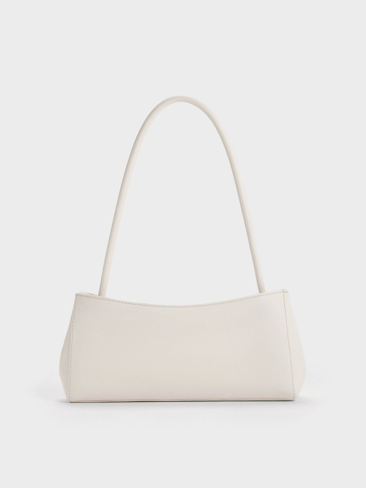 CHARLES & KEITH Recommended / Hazel Bow Panelled Shoulder Bag - Cream