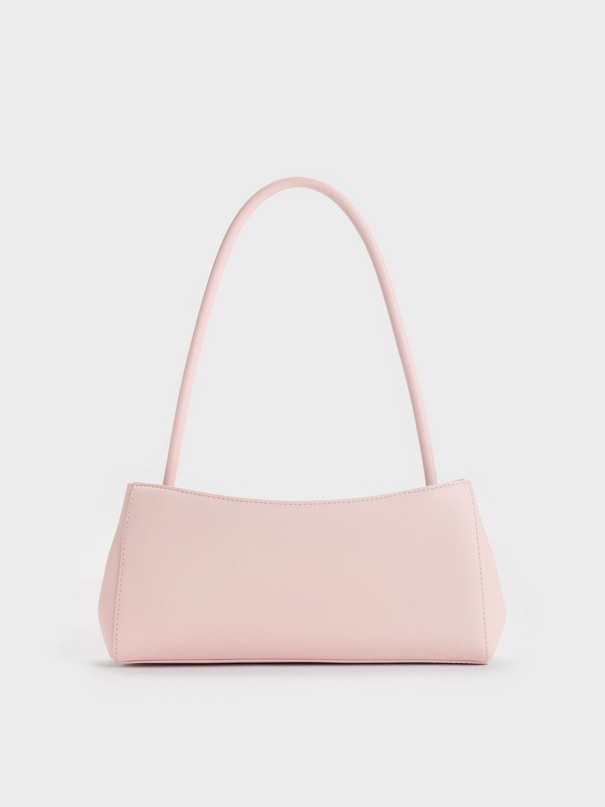 CHARLES & KEITH Great Value / Hazel Bow Panelled Shoulder Bag - Soft Pink